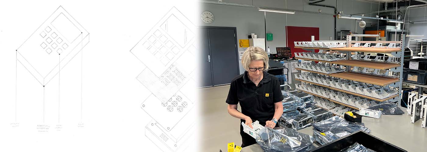 Fra prototyp till serieproduktion av betjeningspaneler